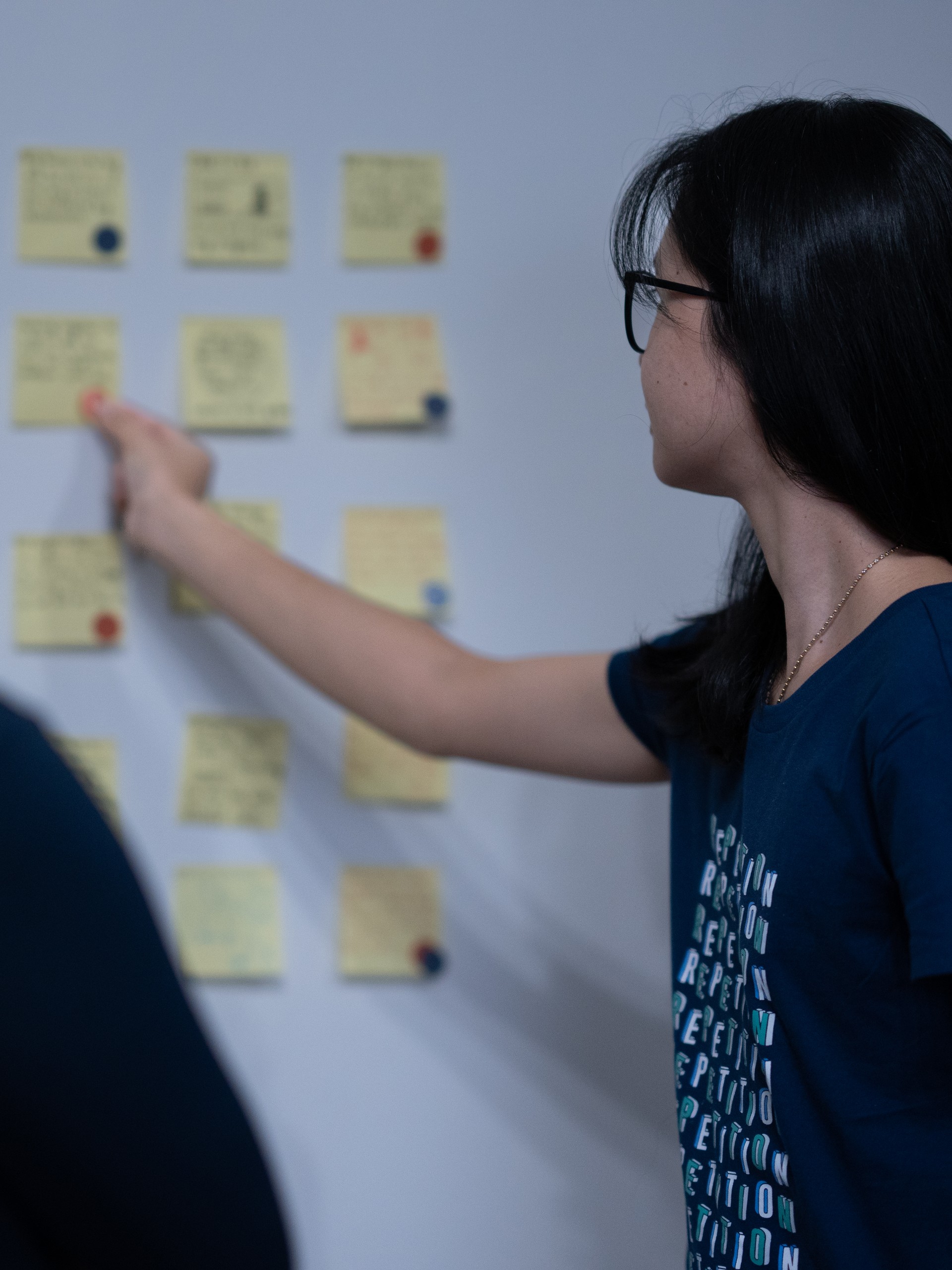 The team is running a design sprint